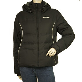 Colmar Black Quilted Ski Winter Hooded Zipper Down Jacket size 42