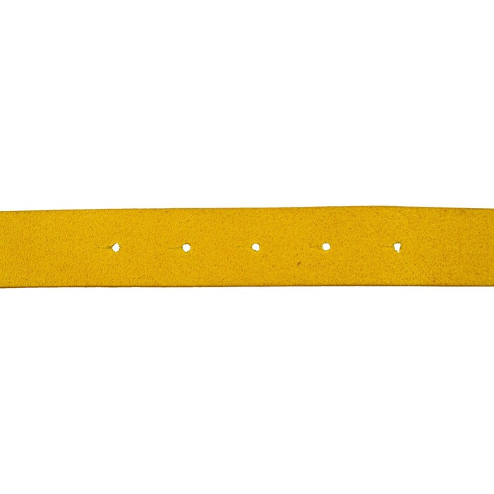 Dsquared 2 yellow leather unisex belt w/square reversed buckle