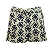 Diane von Furstenberg DVF Naples White Blue Summer Shorts Trousers Pants size 6