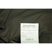 Ermenegildo Zegna Gray Wool Silk Cashmere Button Front Men's Jacket size 7- 58 C