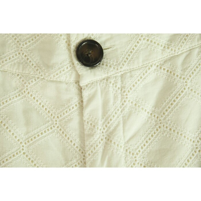 Twist & Tango White Cotton Summer Shorts Trousers Pants size S