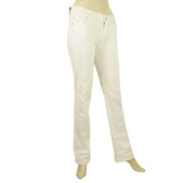 Kiton White Pants Classic Cigarette Baumwalle Cotton Trousers - sz 40