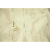 American Vintage Cream Soft Lyocell Short Sleeve Belted Overall Jumpsuit size S