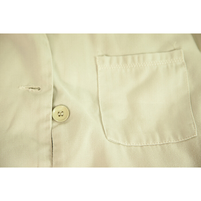 American Vintage Cream Soft Lyocell Short Sleeve Belted Overall Jumpsuit size S