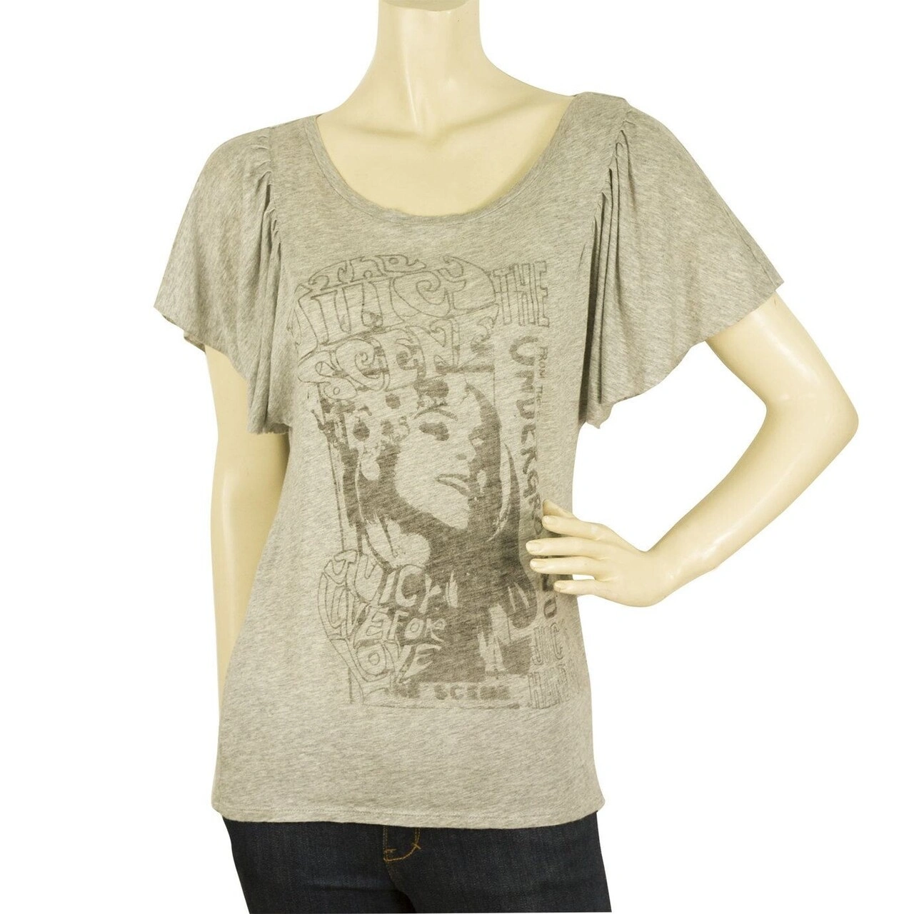 Grey Cotton Juicy Couture Top