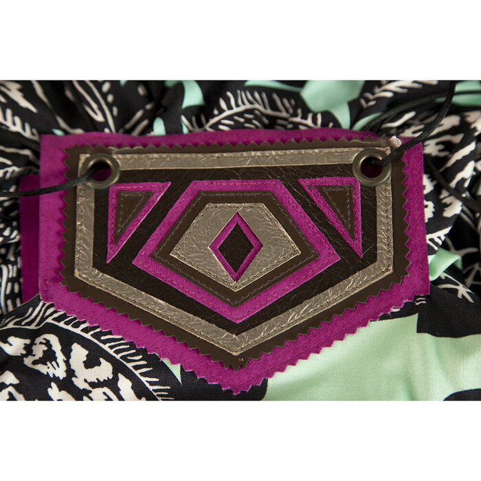 Matthew Williamson Ethnic Print Silk Αμάνικο Μίνι καλοκαιρινό φόρεμα μεγέθους 8
