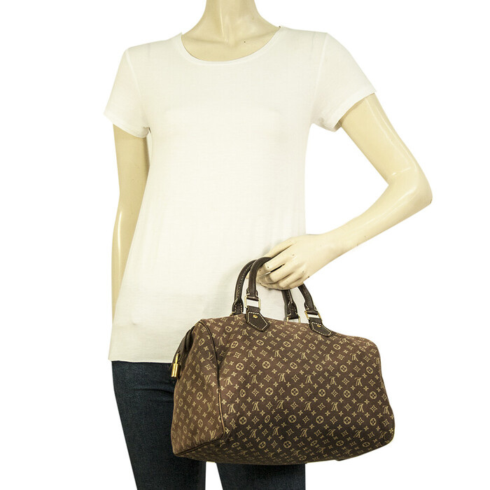 LOUIS VUITTON Speedy 30 Monogram Idylle Mini Lin Satchel Bag Shoulder Bag