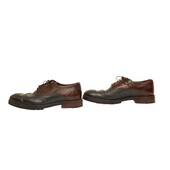 Louis Vuitton Men's Blue & Burgundy Leather Brogues Oxfords Lace Up Shoes 8.5