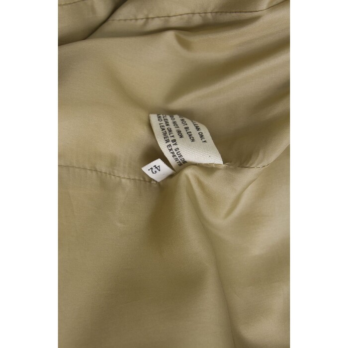 Miu Miu Beige Suede Leather Classic Three Buttons Jacket size 42