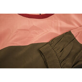 Miu Miu Brown Pink Burgundy 100% Silk Short Sleeve Mini Dress size 42 It