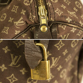 LOUIS VUITTON Speedy 30 Monogram Idylle Mini Lin Satchel Bag Shoulder Bag