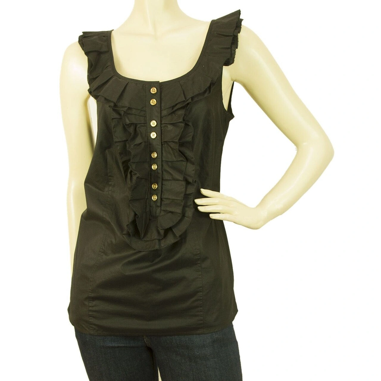 Black Cotton Juicy Couture Top