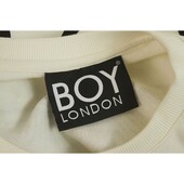 BOY London off white Spray paint Sweatshirt size XS Men's or Boys 12 years old