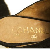 Chanel Black Suede Clog Limited Edition 2020 Printemps-été jeweled mules sz 36,5