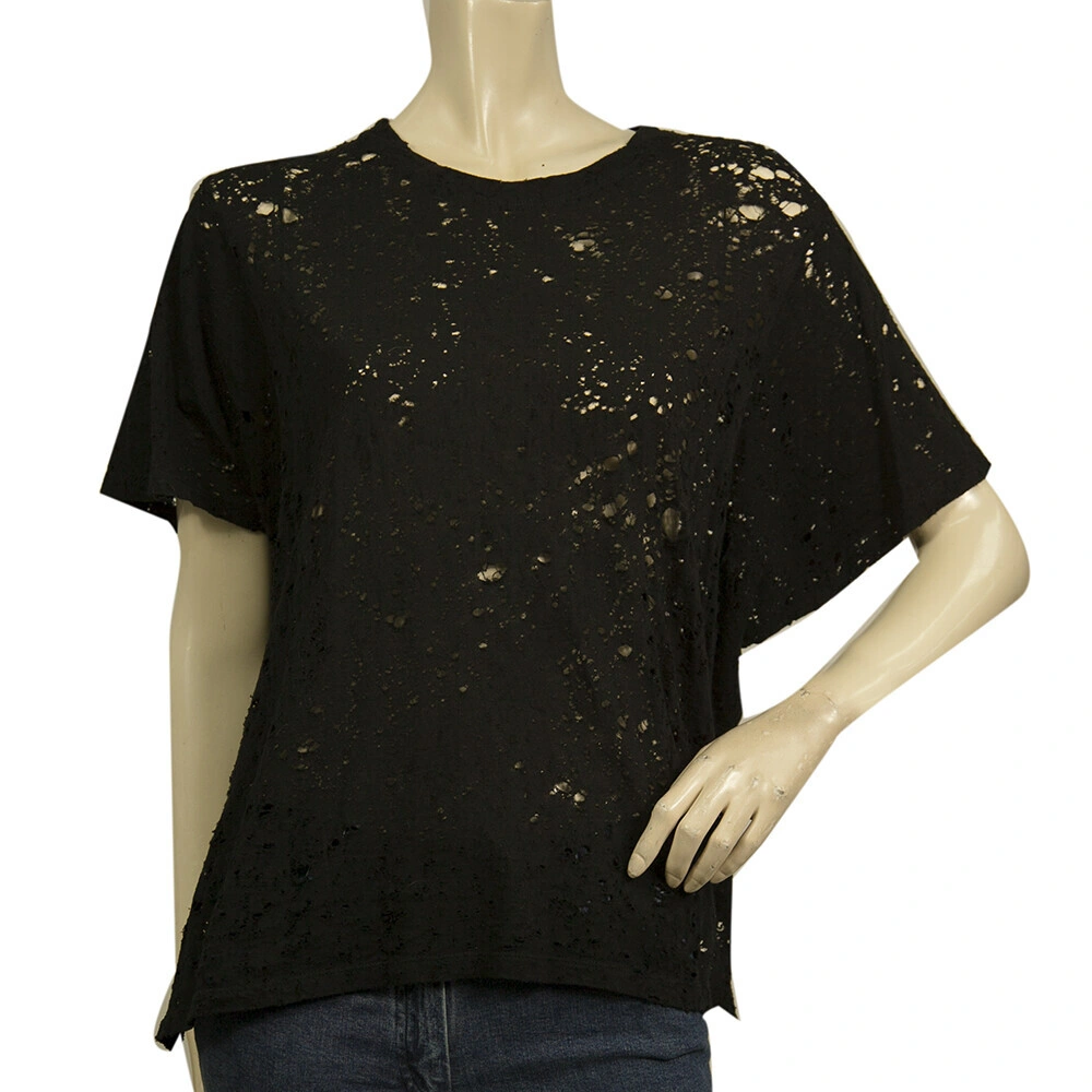 Black Cotton IRO Top