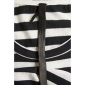 Barbara I Gongini Black & White Stripes Sleeveless Mini Length Tank Dress sz 36