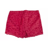 Maison Scotch Pink Broderie Shorts Summer Holiday - Size S / P