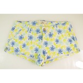 Hollister California Blue Lime Yellow Floral Shorts - SZ 9