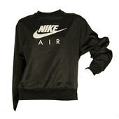 Nike Air Black White Logo Polyester Sweater Top size S