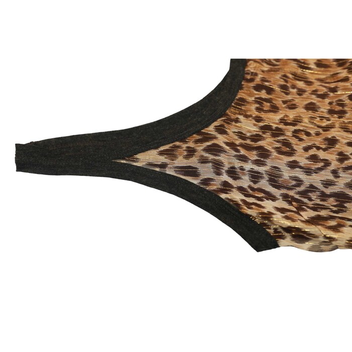 Dolce & Gabbana D&G Leopard Print Long Tank Top Sleeveless Blouse