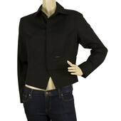 DSquared 2 Black Button Down Front Womans Long Sleeve Fitted Shirt Top - SZ 44