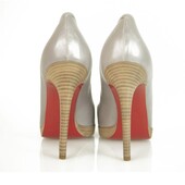 Christian Louboutin 120mm Round Toe light lilac platform pumps Heels size 40