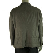 Ermenegildo Zegna Gray Wool Silk Cashmere Button Front Men's Jacket size 7- 58 C