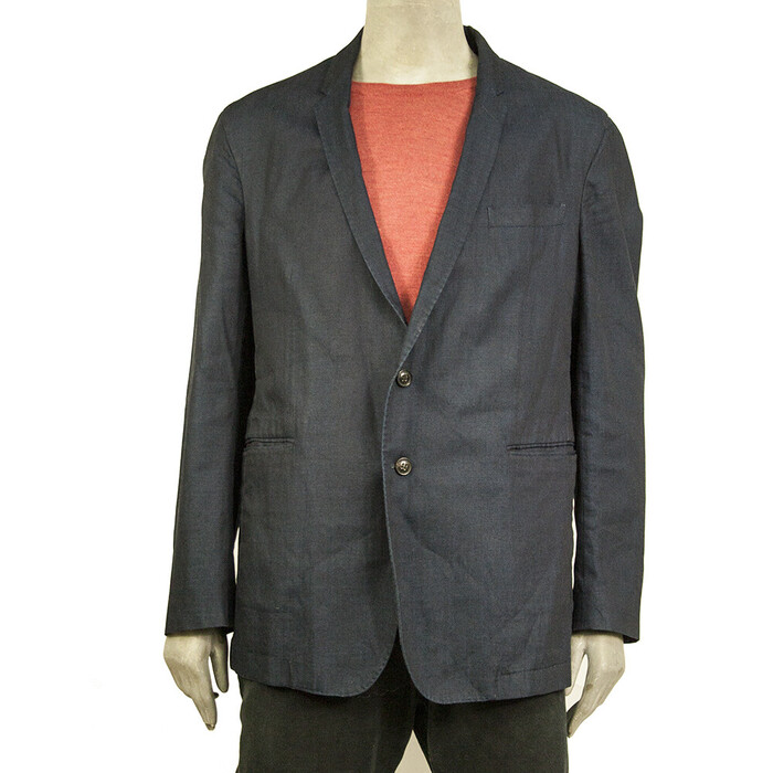 Burberry Brit Blue Lightweight Men's Denim Cotton Blazer Jacket size XXL