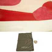ALEXANDER MCQUEEN Oversized Runner Low-Top Sneakers JOEY Red & baby pink size 37,5
