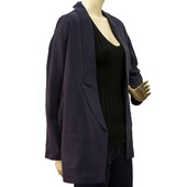 J'aime Les Garcons Blue Boyfriend Oversize Cotton Summer Blazer jacket size S