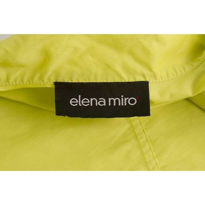 Elena Miro Yellow Midi Raincoat Trench Rain Mac Jacket Coat size UK 18 Eur 48