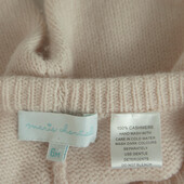 Marie Chantal Pink Cashmere Girl Set Trousers & Hoodie White Bodysuit size 6 M