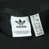 Adidas Black White Logo Activewear Sport Sweatshirt Top sz UK 8 Fr 36 I 40