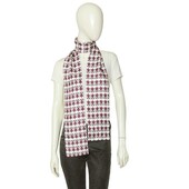 Thomas Wylde Purple with Skulls Print Long Scarf Wrap Foulard