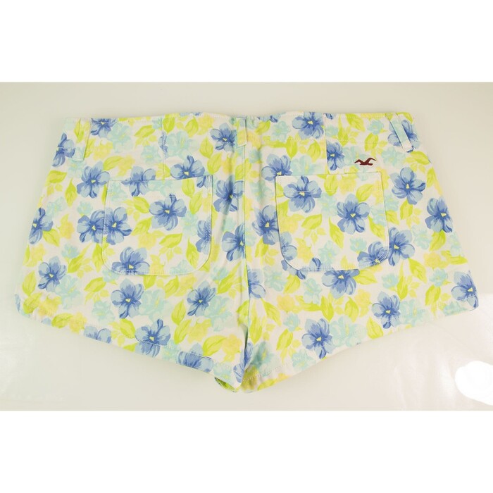 Hollister California Blue Lime Yellow Floral Shorts - SZ 9