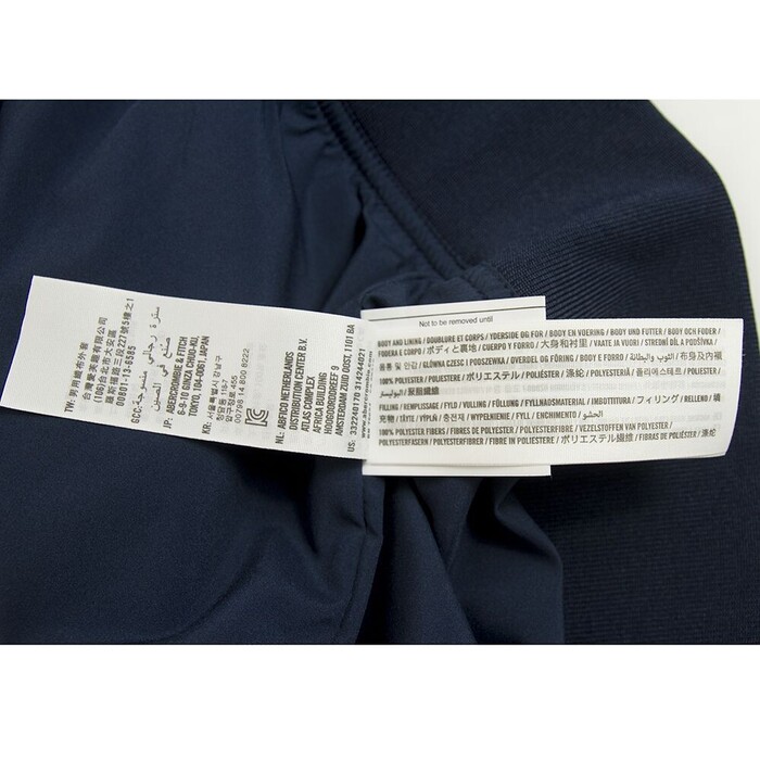 Hollister Blue Logo Sleeve Lightweight Men's Zipper Jacket size XS