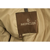 MONCLER Beige Quilted A - Line Down Filing Basic Winter Jacket size 1