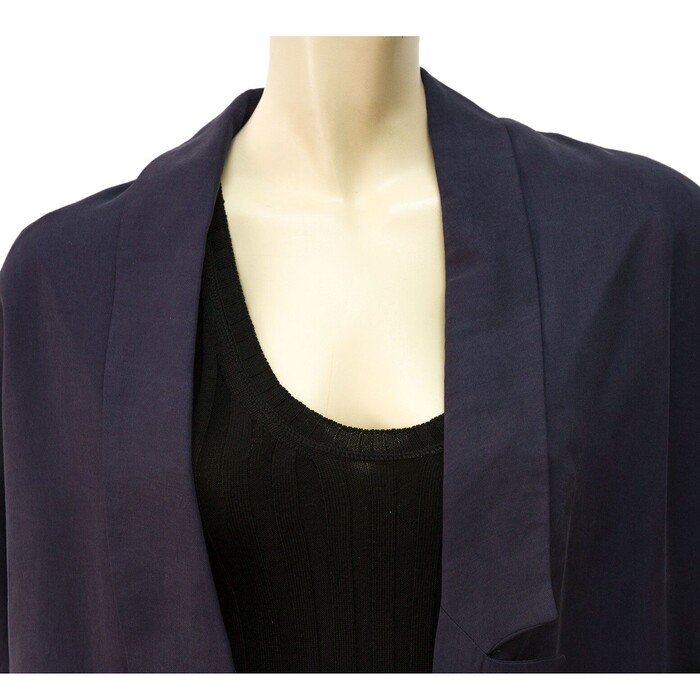 J'aime Les Garcons Blue Boyfriend Oversize Cotton Summer Blazer jacket size S