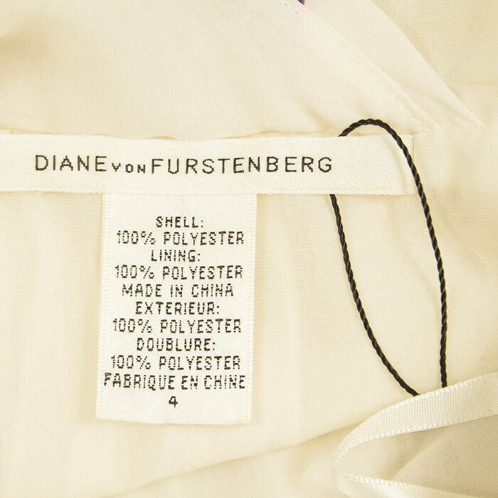 DVF Diane Von Furstenberg Dagny Πολύχρωμο Πλισέ Μίνι Φόρεμα μεγέθους 4