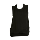 Dsquared2 D2 Black Sleeveless 100% Silk Tank Top Blouse size 42