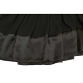 Eva Herzigova Black Color Wool Cashmere Knit Pleated Mini Short Skirt size 44