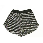 Studio 85 Black with Multicolor Sequins Clubwear Shorts Trousers Pants