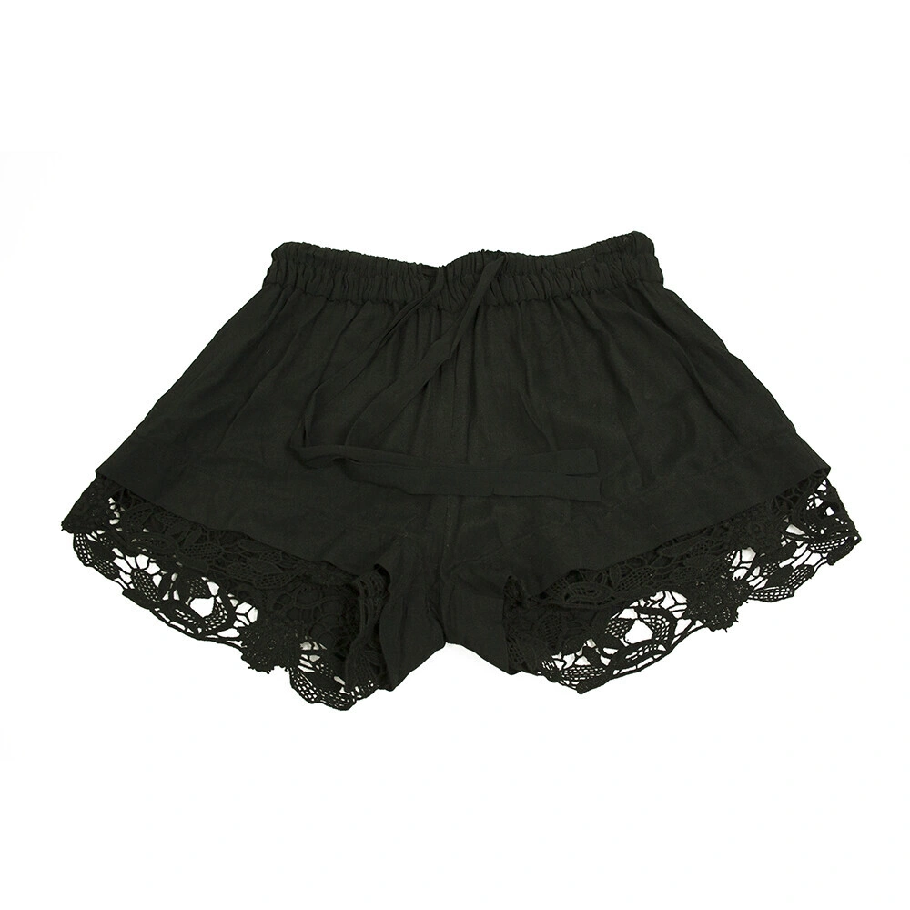 Black Fabric IRO Shorts