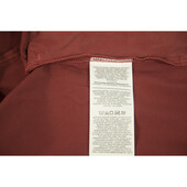 Nike Air Burgundy Red Zipper Front Cropped Lightweight Jacket Top size M