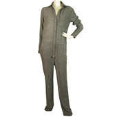 Isabel Marant Etoile Gray Wool Blend Overall Jumpsuit