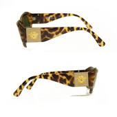 Gianni Versace S95 Vintage Brown Tortoise Gold Tone Medusa Rare Sunglasses