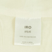 IRO Apoline White Spaghetti Straps Romper Playsuit Shorts size 36