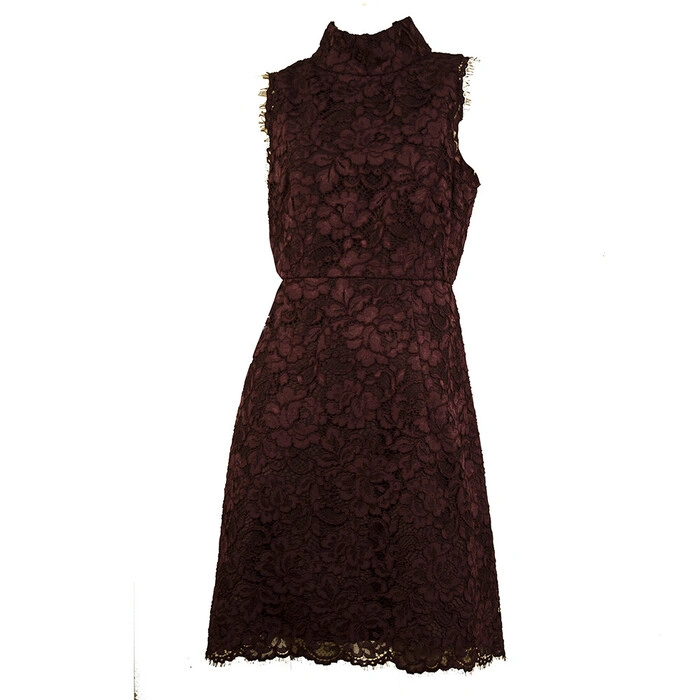 princess polly baby blue dress Long Sleeve Crystal A Line Dress Burgundy main image 1