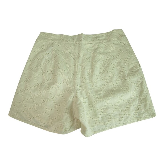 Twist & Tango White Cotton Summer Shorts Trousers Pants size S