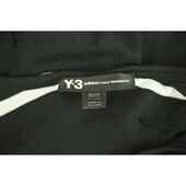 Y-3 Adidas Yohji Yamamoto Black White Stripes Dolman Sleeves Long Top size XS